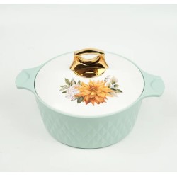 ASIAN Casserole Diamond Stainless Steel Liner Double Wall Insulated (BLUE, 2500ML) ASIAN Casserole Diamond Stainless Steel Liner Double Wall Insulated (BLUE, 2500ML)