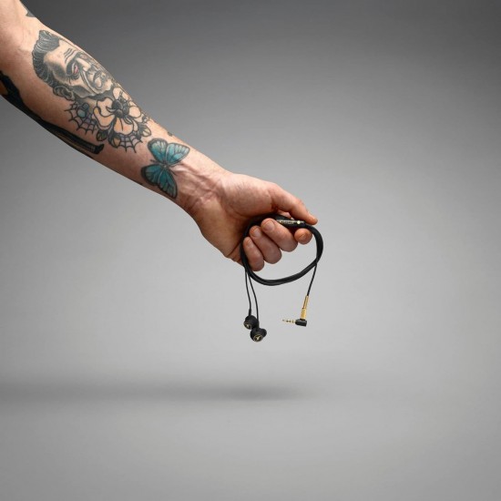 Marshall 4090940 Mode EQ Wired in Ear Headphone with Mic (Black/Brass) Marshall 4090940 Mode EQ Wired in Ear Headphone with Mic (Black/Brass)