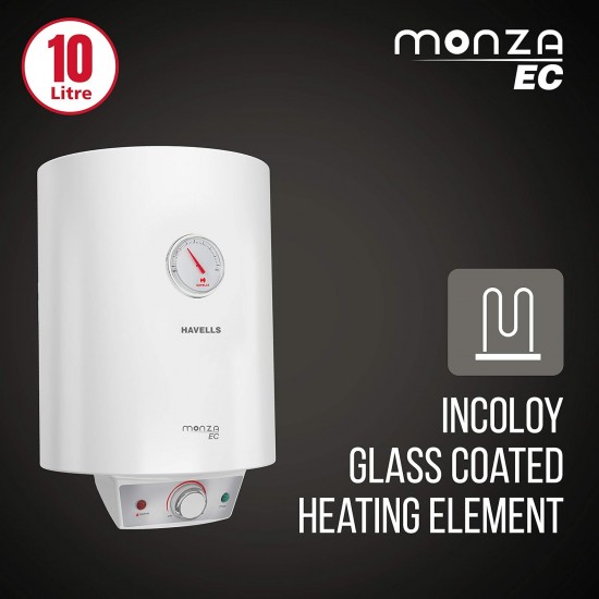 Havells Monza EC 25 L Storage Water Heater, Metallic Body, 2000 W, With Free Flexi Pipe and Free Installation Havells Monza EC 25 L Storage Water Heater, Metallic Body, 2000 W, With Free Flexi Pipe and Free Installation