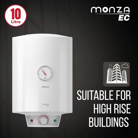 Havells Monza EC 25 L Storage Water Heater, Metallic Body, 2000 W, With Free Flexi Pipe and Free Installation Havells Monza EC 25 L Storage Water Heater, Metallic Body, 2000 W, With Free Flexi Pipe and Free Installation