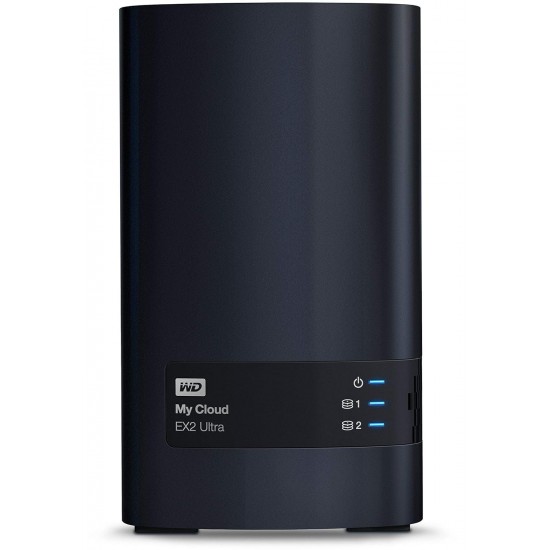 Western Digital My Cloud EX Ultra 2-Bay Diskless Network Attached Storage 3.0 USB (Black) Western DigitalBVBZ0000NCH-BESN