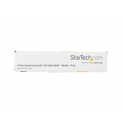 StarTech.com PCI Express Serial Card – 2 Port – Dual Channel 16C1050 UART – Serial Port PCI Card – Serial Expansion Card StarTech.com PCI Express Serial Card – 2 Port – Dual Channel 16C1050 UART – Serial Port PCI Card – Serial Expansion Card
