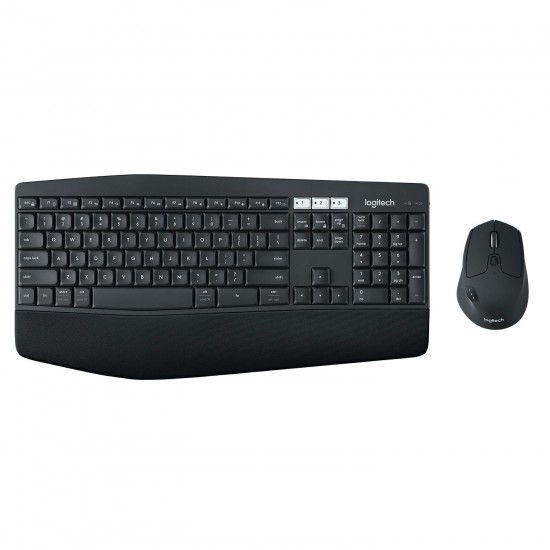 Logitech MK850 Multi-Device Wireless Keyboard and Mouse Set, 2.4GHz Wireless & Bluetooth, Curved Keyframe , 12 Programmable Keys, 3-Year Battery Life, PC/Mac Logitech MK850 Multi-Device Wireless Keyboard and Mouse Set, 2.4GHz Wireless & Bluetooth, Curved Keyframe , 12 Programmable Keys, 3-Year Battery Life, PC/Mac