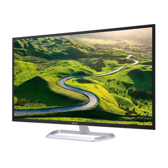 Acer EB321HQU LCD Monitor with LED Back Light Technology 31.5 inches (80cm) WQHD (2560x1440) Pixels IPS Monitor I 300 Nits I DVI (Dual Link), HDMI, Display Port I 10 Bit Color Depth, Black