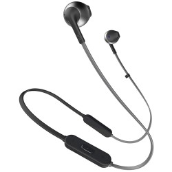 JBL T205BT by Harman Wireless Bluetooth in Ear Neckband Headphones with Mic (Black) JBL T205BT by Harman Wireless Bluetooth in Ear Neckband Headphones with Mic (Black)