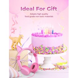iClever Kids Headphones for Girls, On Ear Headphones Birthday Gift for Girls iClever Kids Headphones for Girls, On Ear Headphones Birthday Gift for Girls