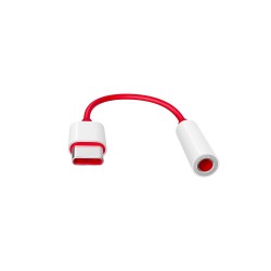 OnePlus Type-C to 3.5mm Auxiliary Adapter (Red) OnePlus Type-C to 3.5mm Auxiliary Adapter (Red)