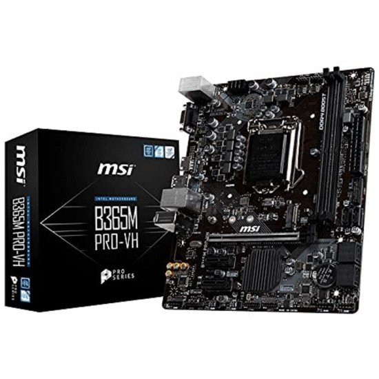 MSI B365M PRO-VH Micro-ATX Gaming Motherboard MSI B365M PRO-VH Micro-ATX Gaming Motherboard
