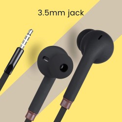 Zebronics Zeb-Corolla In Ear Wired Earphone with Mic, 3.5mm Jack, 1.2 Meter Cable, Multi Function Button Zebronics Zeb-Corolla In Ear Wired Earphone with Mic, 3.5mm Jack, 1.2 Meter Cable, Multi Function Button