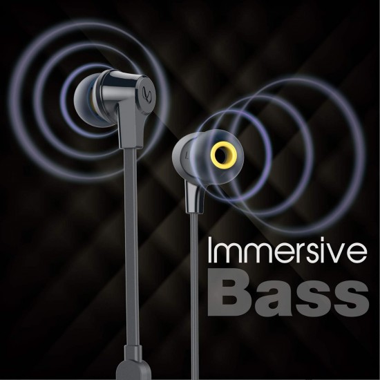 Infinity (JBL Zip 100 Wired in Ear Earphones with Mic, Immersive Bass, One Button Multi-Function Remote, Tangle Free Flat Cable (Black) Infinity (JBL Zip 100 Wired in Ear Earphones with Mic, Immersive Bass, One Button Multi-Function Remote, Tangle Free Flat Cable (Black)