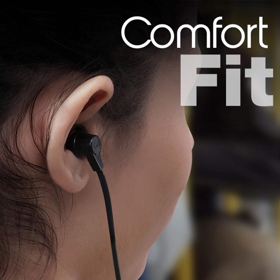 Infinity (JBL Zip 100 Wired in Ear Earphones with Mic, Immersive Bass, One Button Multi-Function Remote, Tangle Free Flat Cable (Black) Infinity (JBL Zip 100 Wired in Ear Earphones with Mic, Immersive Bass, One Button Multi-Function Remote, Tangle Free Flat Cable (Black)