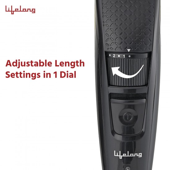 Lifelong Trimmer- 45 Minutes Runtime; 20 Length Settings | Cordless, Rechargeable Trimmer (LLPCM13, Black) Lifelong Trimmer- 45 Minutes Runtime; 20 Length Settings | Cordless, Rechargeable Trimmer (LLPCM13, Black)