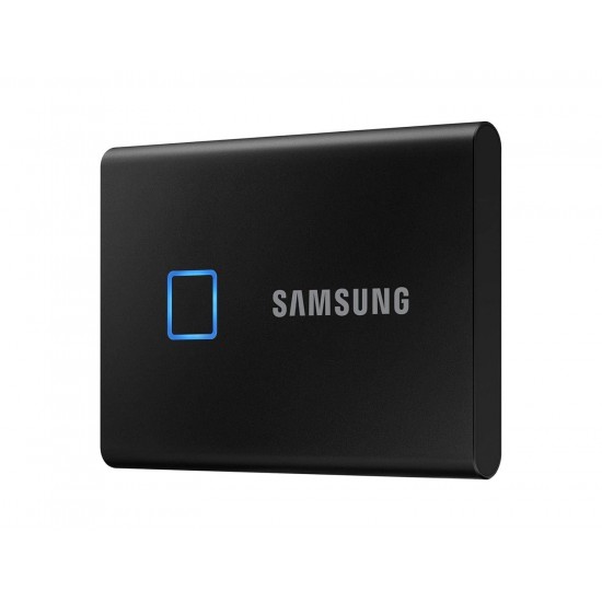 Samsung T7 Touch 2TB Up to 1,050MB/s USB 3.2 Gen 2 (10Gbps, Type-C) External Solid State Drive (Portable SSD) Black (MU-PC2T0K)