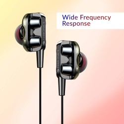 ZEBRONICS Zeb-Magic Wired in Ear Earphone with Mic (Black) ZEBRONICS Zeb-Magic Wired in Ear Earphone with Mic (Black)