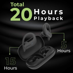 HAMMER KO Latest Sports True Wireless - (Black) HAMMER KO Latest Sports True Wireless - (Black)