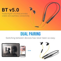 Zebronics ZEB-YOGA Wireless Bluetooth Supporting Earphone - (Black) Zebronics ZEB-YOGA Wireless Bluetooth Supporting Earphone - (Black)