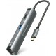 CableCreation USB C Hub Multiport Adapter, 5-in-1 USB C Adapter Aluminum Shell with 4K USB C to HDMI CableCreation USB C Hub Multiport Adapter, 5-in-1 USB C Adapter Aluminum Shell with 4K USB C to HDMI