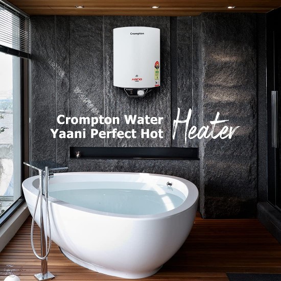Crompton Arno Neo 25-L 5 Star Rated Storage Water Heater (Geyser) with Advanced 3 Level Safety (White) National Energy Conservation Award Winner 2023 Crompton Arno Neo 25-L 5 Star Rated Storage Water Heater (Geyser) with Advanced 3 Level Safety (White) National Energy Conservation Award Winner 2023