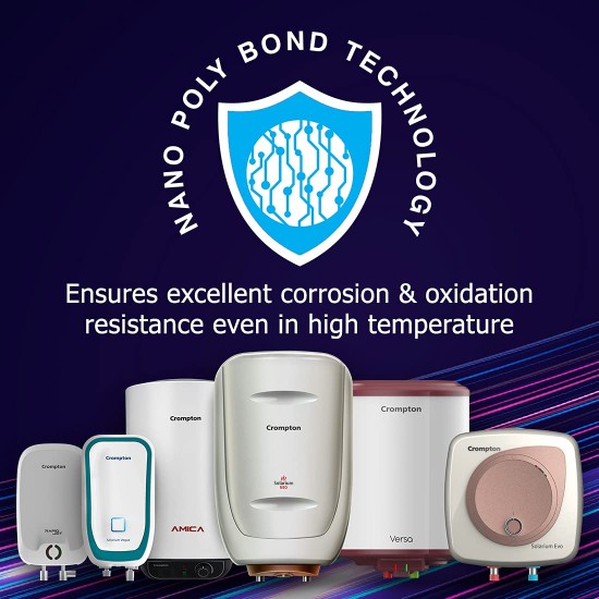 Crompton Arno Neo 25-L 5 Star Rated Storage Water Heater (Geyser) with Advanced 3 Level Safety (White) National Energy Conservation Award Winner 2023 Crompton Arno Neo 25-L 5 Star Rated Storage Water Heater (Geyser) with Advanced 3 Level Safety (White) National Energy Conservation Award Winner 2023