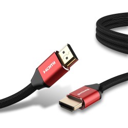 Honeywell HDMI Cable 2.1 with Ethernet, 8k@60Hz, 4K@120Hz UHD Resolution, (9.8ft/3M), 48 GBPS Transmission Ultra High Speed, Dolby DTS, eARC, 3D,Male-to-Male,Compatible with All HDMI-Enabled Devices