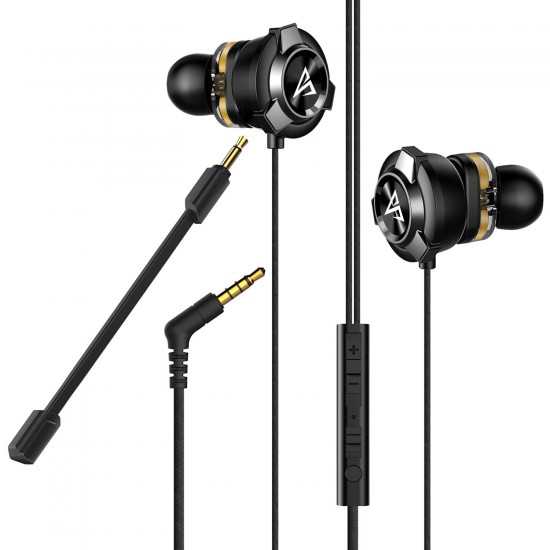 AirSound A200 Pro Dual Driver Gaming Earphone with Dual Mic & 3D Stereo Sound for Android, Tablets, PC, Laptop AirSound A200 Pro Dual Driver Gaming Earphone with Dual Mic & 3D Stereo Sound for Android, Tablets, PC, Laptop