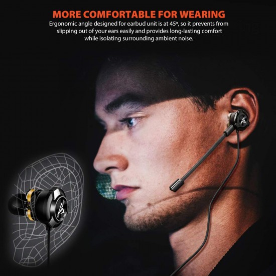 AirSound A200 Pro Dual Driver Gaming Earphone with Dual Mic & 3D Stereo Sound for Android, Tablets, PC, Laptop AirSound A200 Pro Dual Driver Gaming Earphone with Dual Mic & 3D Stereo Sound for Android, Tablets, PC, Laptop