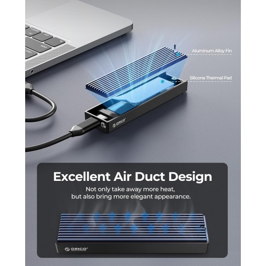 ORICO M2PV-C3 M.2 NVME SSD Enclosure (Not for SATA SSD) USB 3.1 Type C ORICO M2PV-C3 M.2 NVME SSD Enclosure (Not for SATA SSD) USB 3.1 Type C