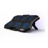 Cosmic Byte Meteoroid Laptop Cooling Pad with 6 Fan upto 17 inch laptops (Black/Blue)