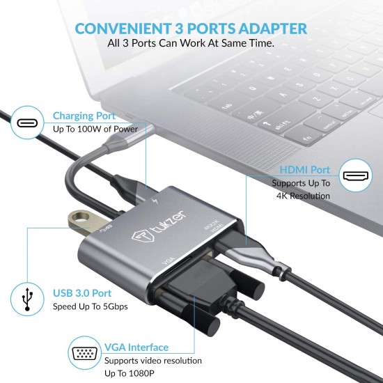 Tukzer USB C to 4K-HDMI-UHD Tukzer USB C to 4K-HDMI-UHD
