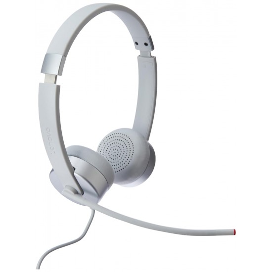 Lenovo 100 Wired On Ear Headphones with Mic (Cloud Grey) Lenovo 100 Wired On Ear Headphones with Mic (Cloud Grey)