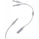 Lenovo 100 Wired On Ear Headphones with Mic (Cloud Grey) Lenovo 100 Wired On Ear Headphones with Mic (Cloud Grey)