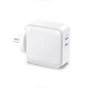 Spigen PE2007 70W GaN Dual Port Fast iPhone Wall Charger- White Spigen PE2007 70W GaN Dual Port Fast iPhone Wall Charger- White