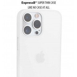 ExpressB® Polypropylene Back Cover for iPhone 14 Pro | Minimal Protect | Ultra Thin Anti Scratch Matte Finish Case (White) ExpressB® Polypropylene Back Cover for iPhone 14 Pro | Minimal Protect | Ultra Thin Anti Scratch Matte Finish Case (White)