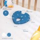 Cherilo Memory Foam Baby Pillow for New Born, Head Shaping Baby Pillow for 0 to 12 Months for Preventing Flat Head Syndrome, 23x23x4 Cm, Cherry Shape, Royal Stars, Blue Cherilo Memory Foam Baby Pillow for New Born, Head Shaping Baby Pillow for 0 to 12 Months for Preventing Flat Head Syndrome, 23x23x4 Cm, Cherry Shape, Royal Stars, Blue