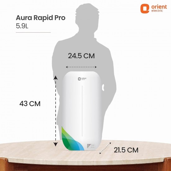 Orient Aura rapid pro with Free Installation| 5.9L instant water heater Orient Aura rapid pro with Free Installation| 5.9L instant water heater