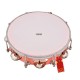 UAPAN Dafli Musical Instrument Dafli/Tambourine 7inch Hand Percussion Musical Instrument (Orange color small Tambourine)