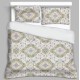 Bella Casa, Double Bedsheet Set with 2 Pillow Covers 100% Cotton - ORBIT Bella Casa, Double Bedsheet Set with 2 Pillow Covers 100% Cotton - ORBIT