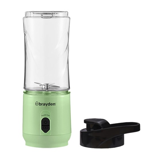 Brayden Fito Atom, Portable Smoothie Blender with 2000 mAh Rechargeable Battery and 3.7V Motor with 400ml Tritan Jar (Green) Brayden Fito Atom, Portable Smoothie Blender with 2000 mAh Rechargeable Battery and 3.7V Motor with 400ml Tritan Jar (Green)