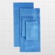 Cuddle Cotton Requisite 4 Pc Towel Set | 2 Bath Towels (70 x 147 cm) & 2 Hand Towels (40 x 60 cm), 400 GSM | 100% Pure Cotton| Azure blue