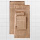 Cuddle Cotton Requisite 4 Pc Towel Set | 2 Bath Towels (70 x 147 cm) & 2 Hand Towels (40 x 60 cm), 400 GSM | 100% Pure Cotton| Beige brown