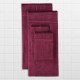 Cuddle Cotton Requisite 4 Pc Towel Set | 2 Bath Towels (70 x 147 cm) & 2 Hand Towels (40 x 60 cm), 400 GSM | 100% Pure Cotton| Merlot red
