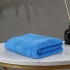Cuddle Cotton Requisite 100% Cotton Bath Towel, 400 GSM, 70 cm x 147 cm, Azure Blue