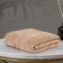 Cuddle Cotton Requisite 100% Cotton Bath Towel, 400 GSM, 70 cm x 147 cm, Beige Brown