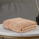 Cuddle Cotton Requisite 100% Cotton Bath Towel, 400 GSM, 70 cm x 147 cm, Beige Brown