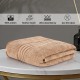 Cuddle Cotton Requisite 100% Cotton Bath Towel, 400 GSM, 70 cm x 147 cm, Beige Brown