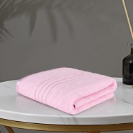 Cuddle Cotton Requisite 100% Cotton Bath Towel, 400 GSM, 70 cm x 147 cm, Blush Pink