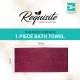Cuddle Cotton Requisite 100% Cotton Bath Towel, 400 GSM, 70 cm x 147 cm, Merlot Red