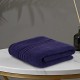 Cuddle Cotton Requisite 100% Cotton Bath Towel, 400 GSM, 70 cm x 147 cm, sapphire Blue