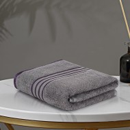 Cuddle Cotton Requisite 100% Cotton Bath Towel, 400 GSM, 70 cm x 147 cm, Sleek Grey