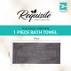 Cuddle Cotton Requisite 100% Cotton Bath Towel, 400 GSM, 70 cm x 147 cm, Sleek Grey Cuddle Cotton Requisite 100% Cotton Bath Towel, 400 GSM, 70 cm x 147 cm, Sleek Grey